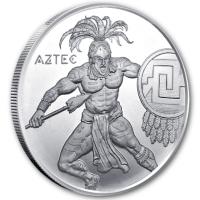 USA - Warrior Serie Aztekenkrieger - 1 Oz Silber