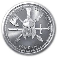 USA - Warrior Serie Aztekenkrieger - 1 Oz Silber