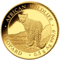 Somalia - 20 Shillings Leopard 2018 - 0,5g Gold