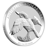 Australien - 1 AUD Kookaburra 2011 - 100 * 1 Oz Silber