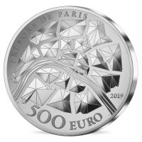 Frankreich - 500 EURO Eiffelturm 2019 - 1 KG Silber PP