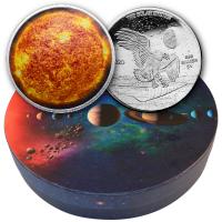 USA 1 USD Sonnensystem 1 Die Sonne 2020 1 Oz Silber
