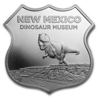 USA - Route 66 New Mexico Dinosaur Museum - 1 Oz Silber
