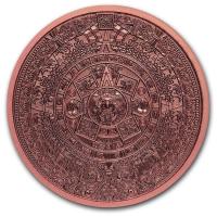 USA - Aztekenkalender - 1 Oz Kupfer