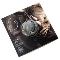 Sdafrika 5 Rand Big Five Rhino 2020 1 Oz Silber