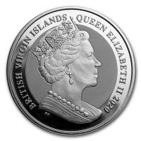 British Virgin Islands - 1 Dollar Mayflower 2020 - 1 Oz Silber