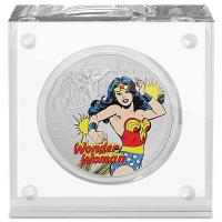 Niue - 2 NZD DC Justice League Wonder Woman - 1 Oz Silber