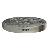Niue - 2 NZD Bibelserie Moses im Nil 2019 - 2 Oz Silber