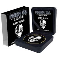 USA - 1 USD Silver Eagle Area 51: Grey Alien - 1 Oz Silber Color