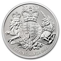 Grobritannien - 2 GBP Royal Arms 2020 - 1 Oz Silber