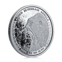 Kongo - 5000 Francs Gorilla 2020 - 1 Oz Silber Prooflike
