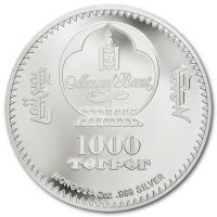 Mongolei - 1000 Togrog Peter Carl Faberg 100 Jahre - 2 Oz Silber PP
