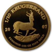 Sdafrika - Krgerrand 2007 - 1/10 Oz Gold PP