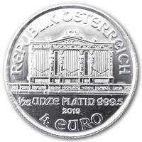 Österreich - 4 EUR Wiener Philharmoniker - 1/25 Oz Platin