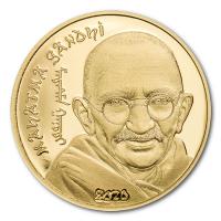Mongolei - Mahatma Gandhi 2020 - Gold PP