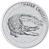 Australien - 1 AUD Salzwasser Krokodil 2017 - 1/2 Oz Silber