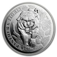 Laos - 500 KIP Tiger (Panthera Tigris) 2020 - 1 Oz Silber