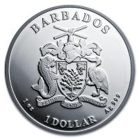 Barbados - 1 Dollar Karibischer Pelikan 2020 - 1 Oz Silber