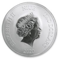Niue - 2 NZD Lucky Coin 2020 - 1 Oz Silber