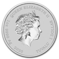 Tuvalu - 1 TVD John Wayne The Duke 2020 - 1 Oz Silber BU