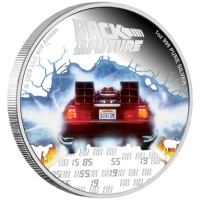 Niue - 1 TVD Back to the Future 35 Jahre 2020 - 1 Oz Silber
