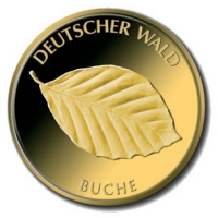 Deutschland - 20 EURO Deutscher Wald Buche 2011 - 1/8 Oz Gold