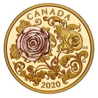 Kanada - 200 CAD The Queen Elizabeth Rose 2020 - 1 Oz Gold Proof