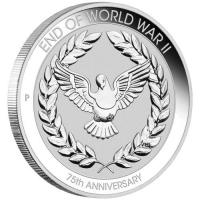 Australien - 0,10 AUD End of World War II 2020 - 1/10 Oz Silber Blister