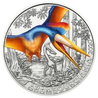 sterreich - 3 Euro Dino Taler Arambourgiania 2020 - Mnze
