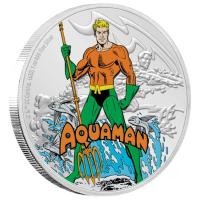 Niue - 2 NZD DC Justice League Aquaman - 1 Oz Silber