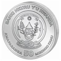 Ruanda - 50 RWF Nautische Unze Mayflower 2020 - 1 Oz Silber