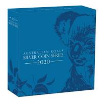 Australien - 8 AUD Koala 2020 - 5 Oz Silber HighRelief