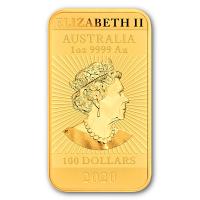 Australien - 100 AUD Drachen Barren 2020 - 1 Oz Gold