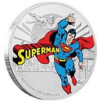 Niue - 2 NZD DC Justice League Superman - 1 Oz Silber