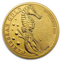 Barbados - 10 Dollar Seepferdchen Seahorse 2020 - 1 Oz Gold