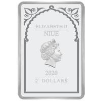 Niue - 2 NZD Erzengel Michael 2020 - 1 Oz Silber