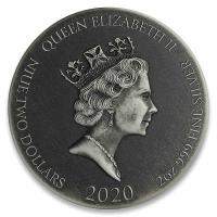 Niue - 2 NZD Bibelserie Jesus läuft über Wasser 2020 - 2 Oz Silber