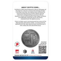 Tschad - 5000 Francs Crypto Bitcoin Antik 2020 - 1 Oz Silber Antik