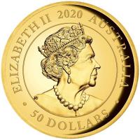 Australien - 50 AUD Double Sovereign 2020 - Gold PP HR Privy