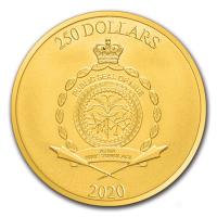 Niue - 250 NZD Star Wars Mandalorian Mythosaur Coin 2020 - 1 Oz Gold