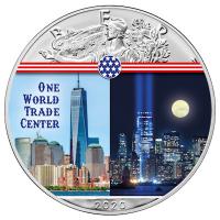 USA - 1 USD Silver Eagle Landmarks: One World Trade Center - 1 Oz Silber Color