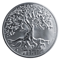 Niue - 10 NZD Tree of Life 2020 - 5 Oz Silber