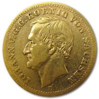 Deutsches Kaiserreich - 10 Mark Johann Sachsen - 3,58g Gold