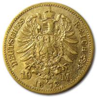 Deutsches Kaiserreich - 10 Mark Johann Sachsen - 3,58g Gold