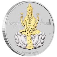 Australien - Diwali Festival 2020 - 1 Oz Silber Color