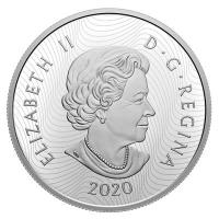 Kanada - 30 CAD Kolorierter Elch 2020 - 2 Oz Silber