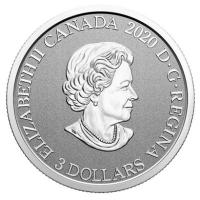 Kanada - 3 CAD Blumenserie: Pazifischer Blten Hartriegel - Silber Proof
