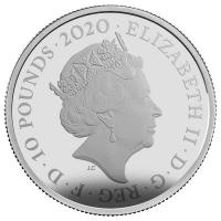 Grobritannien - 10 GBP Music Legends Queen 2020 - 5 Oz Silber PP