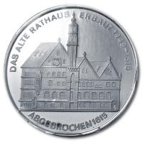 Deutschland - 700 Jahre Axtbrunn / Wappen - Silbermedaille
