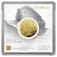 Armenien - Arche Noah 2020 - 1g Gold